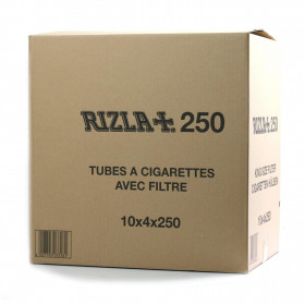 Carton de 40 boîtes de 250 Tubes à Cigarettes - Rizla+