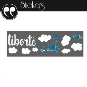 Stickers Citation - Liberté