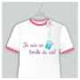Tee Shirt pour Jeune Fille : Je suis un Cadeau Tombé du Ciel