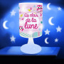Lampe Projection Lunes et Etoiles - Au Clair de la Lune
