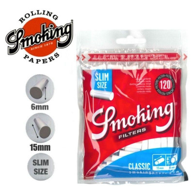 Filtres Smoking - Sachet de Filtres Slim Size 15mm