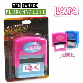 Laura - Tampon Encreur Personnalisé avec Prénom