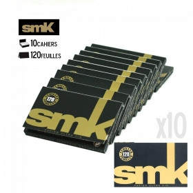 Papier à rouler SMK | Lot de 10 Paquets de Feuilles à  rouler SMK