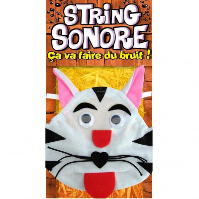 String Humoristique et Sonore - String Chat