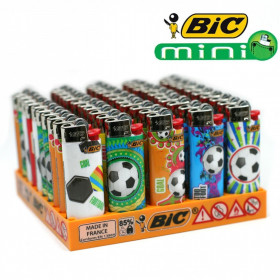 Boite de 50 Briquets Mini BIC - Collection Football
