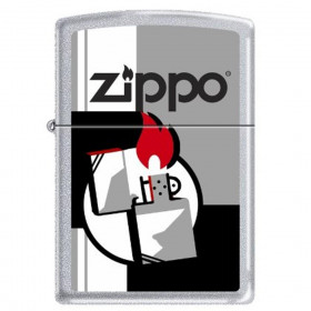 Zippo avec Design Coloré du Logo