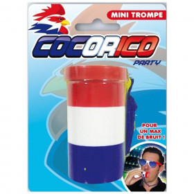 Mini Trompe pour Supporter de L'Equipe de France - Cocorico !