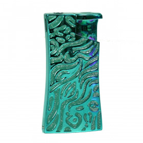 Briquet Réglable - Briquet au Design de Luxe de Couleur Vert Turquoise