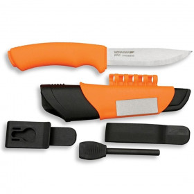 Couteau Mora Bushcraft Survival - Orange