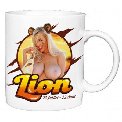 Mug Horoscope avec Femme Sexy - Lion