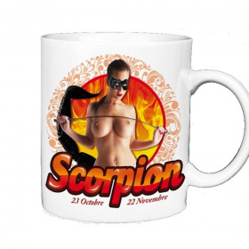 Mug Horoscope avec Femme Sexy - Scorpion