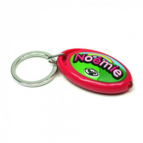 207 - NOEMIE - Porte-clés prénom lampe torche personnalisé