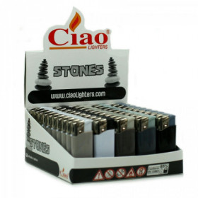 Lot de 50 Briquets électronique CIAO série STONES