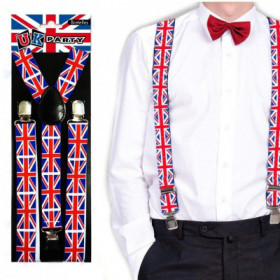 Mode anglaise - Bretelles Union Jack