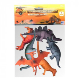 Sachet de 6 Figurines Dinosaures