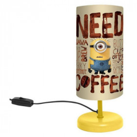 Lampe de chevet Minion 29 cm NEED COFFEE- Moi, Moche et Méchant