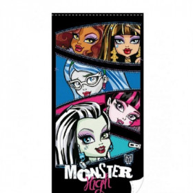 Monster High serviette de bain Black