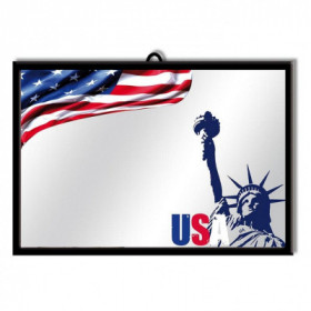 Cadre miroir décoratif USA FLAG - Déco New York