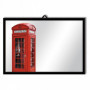 Cadre miroir décoratif Cabine téléphonique LONDRES