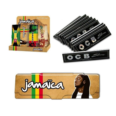 Etui Jamaica + 10 feuilles OCB Slim - Modèle 2