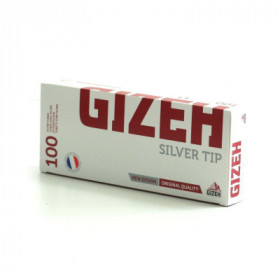 Boite 100 Tubes - Gizeh Silver Tip