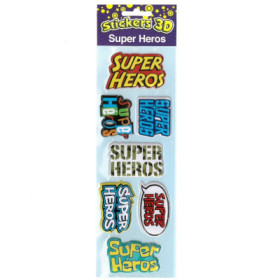 Stickers 3D Super Héros
