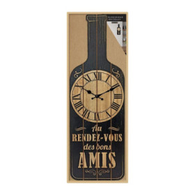 Horloge en forme de Bouteille - Bons Amis