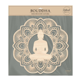 Déco en Bois - Bouddha Mandala