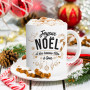 Mug en céramique spécial Noël - Joyeux Noël et Bonnes Fêtes...