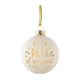 Boule de Noël - Papa d'Amour, votre décoration de Noël originale