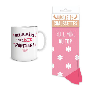 Coffret Mug et Chaussettes - Belle Mère