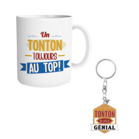 Coffret Mug et porte clés - Tonton