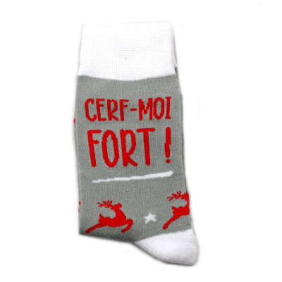 Chaussettes Noël - Cerf moi Fort T 36-42