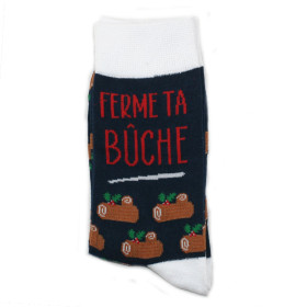 Chaussettes Noël - Ferme ta Bûche T36-42