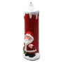 Lanterne Bougie LED de Noël en céramique 22 cm - Père Noël