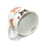 Mug motif chats en porcelaine "Chalut !"
