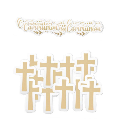 Set de décoration de tables "Communion" - 60 pièces