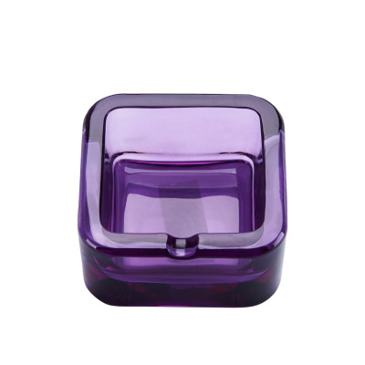 Mini Cendrier en Verre Champ - coloris Violet