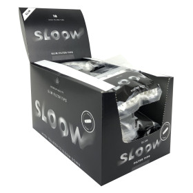 Boîte de 18 sachets de 250 filtres à cigarettes Sloow - slim 6 mm