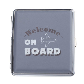 Etui de rangement pour cigarette "Welcome on Board"