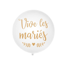 Ballon Géant pour Mariage - Vive les Mariés