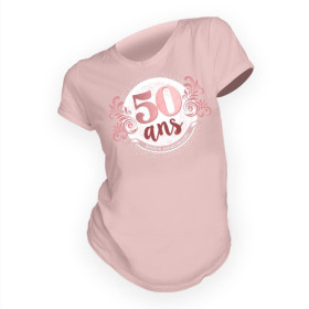 Idée Cadeau | T-Shirt à signer 50 Ans pour Femme