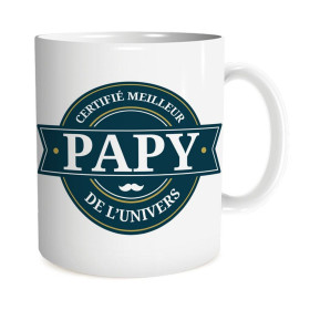 Fête des grand pères - Mug Certifié meilleur Papy de l'univers