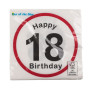 Déco Anniversaire 40 Ans | Lot de 20 serviettes Happy Birthday 18