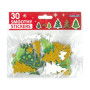 Kit déco de Noël | Sachet de 30 Stickers Sapins de Noël