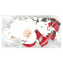Kit déco de Noël | Sachet de 30 Stickers Pères Noël Personnalisé
