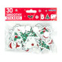 Kit déco de Noël | Sachet de 30 Stickers Bonhommes de neige et Ours polaire