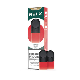 Puffs Rechargeables | Relx 2 Pods Rouge Frais - Pastèque 0 mg