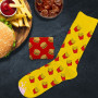 Idée Cadeau Chaussettes Dépareillées - Burger Frites