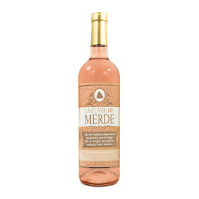 Bouteille de Vin | Vin Rosé "La Cuvée de merde"